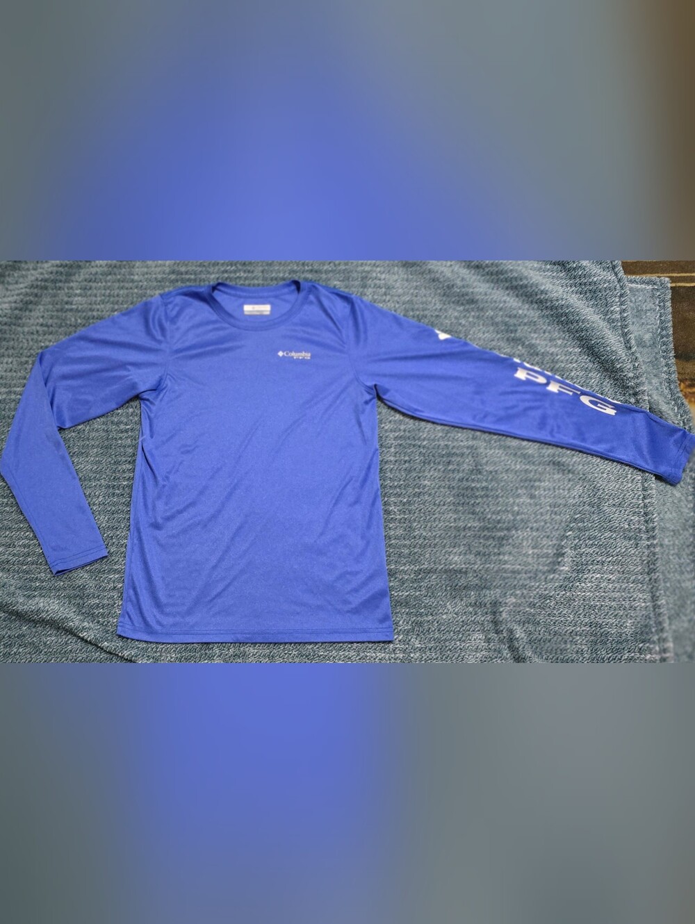 Columbia Boys Long-Sleeve Performance Shirt - Blue